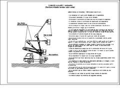 Plataforma hidraulica sobre camion GRAFICOS CAD SEGURIDAD