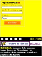 PUBLICIDAD PAGINAS AMARILLAS