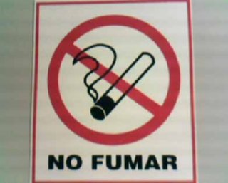 NO FUMAR  TRABAJO Y CIRCULACION