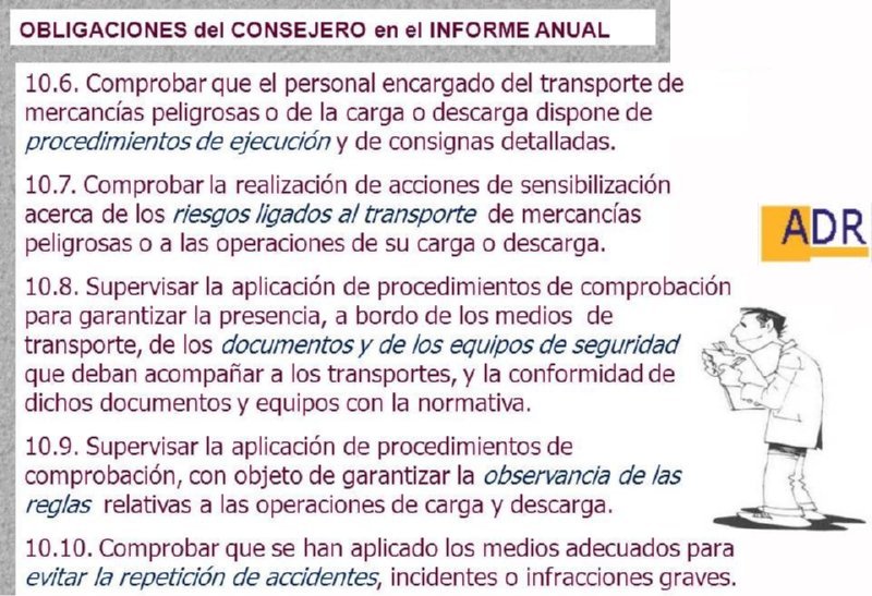 MERCANCIAS PELIGROSAS 26 EL CONSEJERO SUPERVISA Y CONTROLA RD97-2014