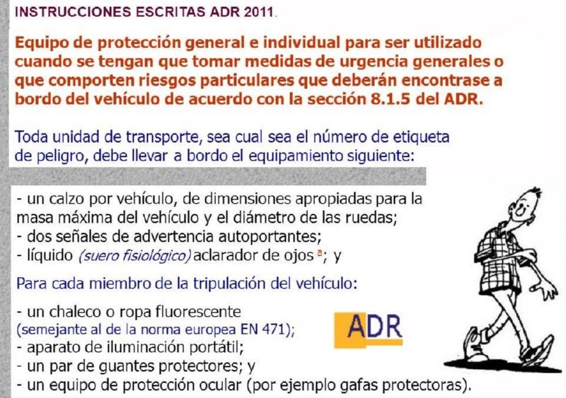 MERCANCIAS PELIGROSAS 29 EQUIPOS DE PROTECCION RD97-2014