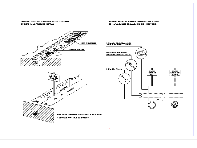 06_ElectricidadyGasExcavacion GRAFICOS CAD SEGURIDAD