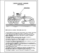 Motoniveladora GRAFICOS CAD SEGURIDAD