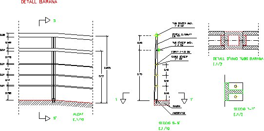 BARANDA GRAFICOS CAD SEGURIDAD