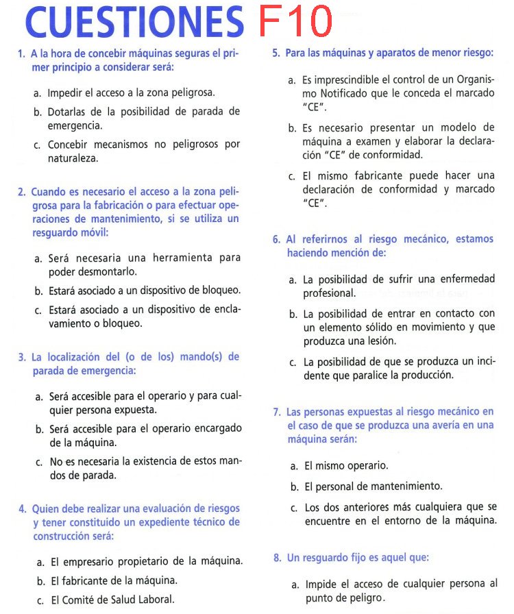 [RIESGO MECANICO: MAQUINAS]