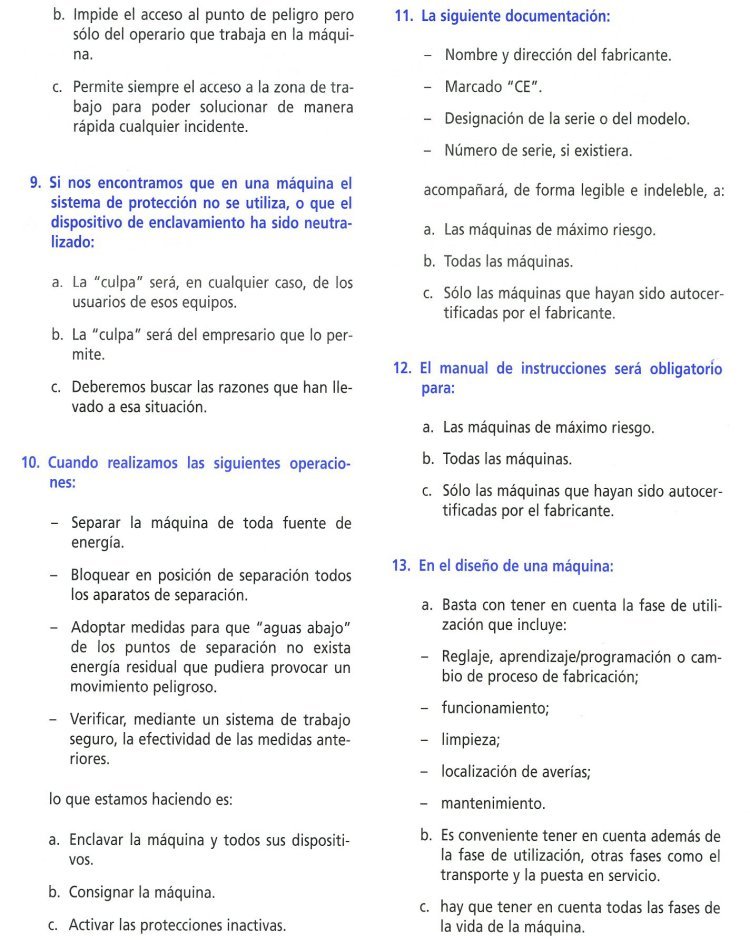 [RIESGO MECANICO: MAQUINAS]