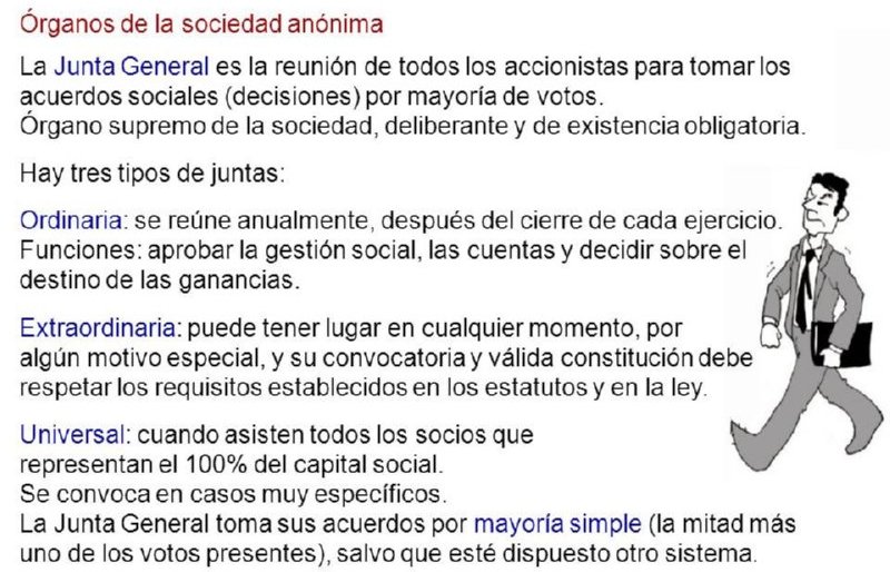 28 ORGANOS SOCIEDAD ANONIMA