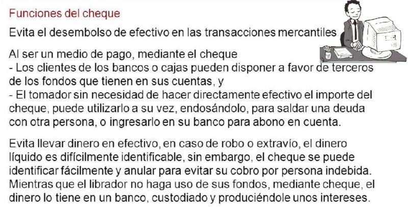 33 FUNCIONES CHEQUE
