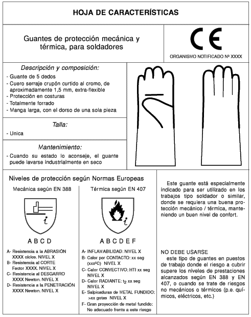 Cuadro. Ejemplo de folleto informativo.