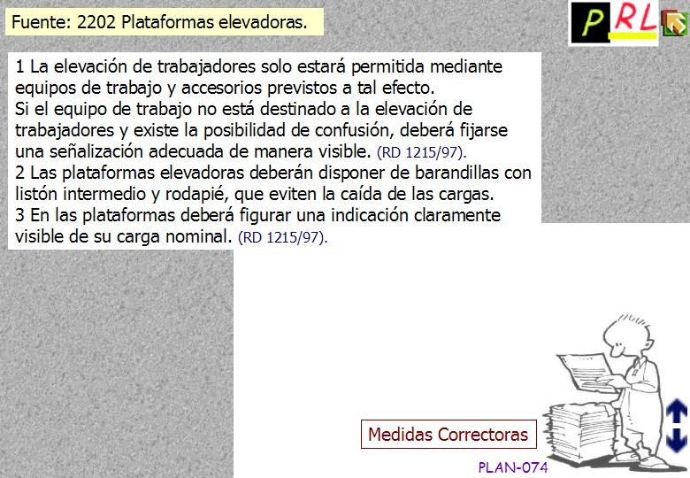 074 PLATAFORMAS ELEVADORAS