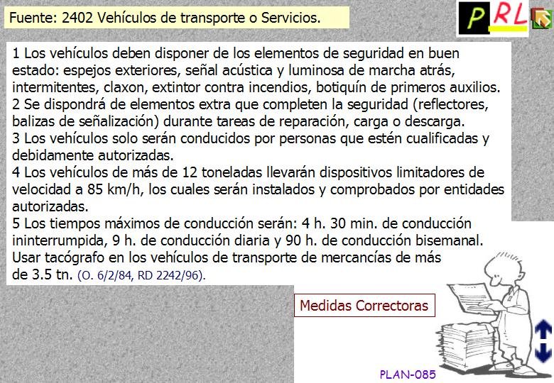 085 VEHICULOS SERVICIOS