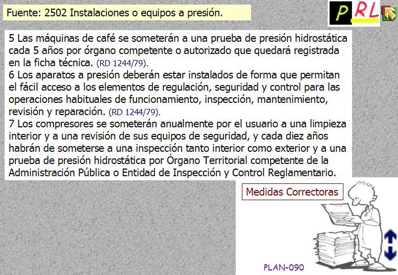 090 EQUIPOS PRESION MANTENIMIENTO