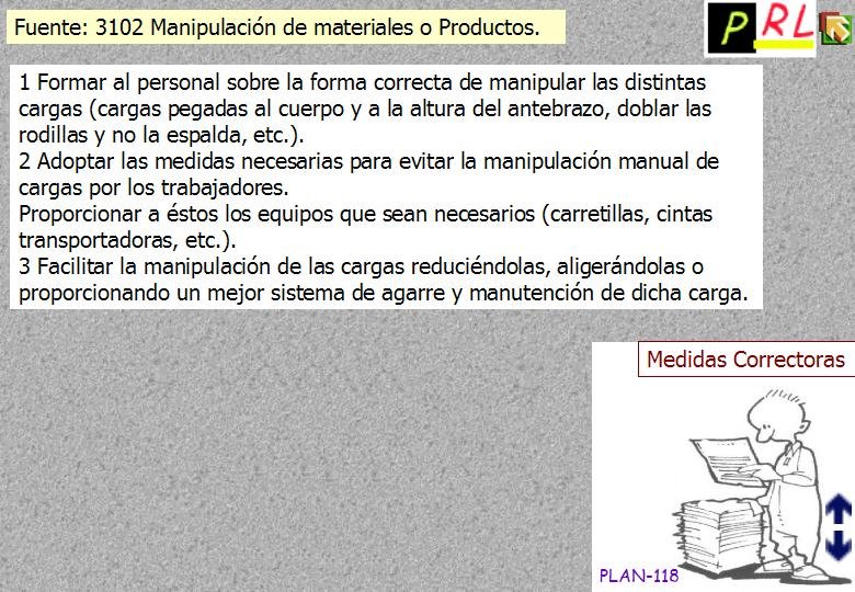 118 MANIPULACION PRODUCTOS