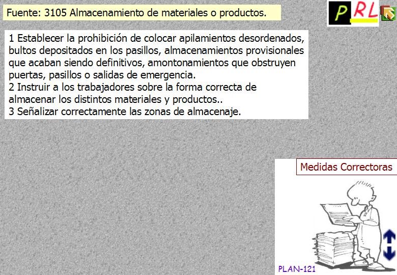 121 ALMACENAMIENTO PRODUCTOS