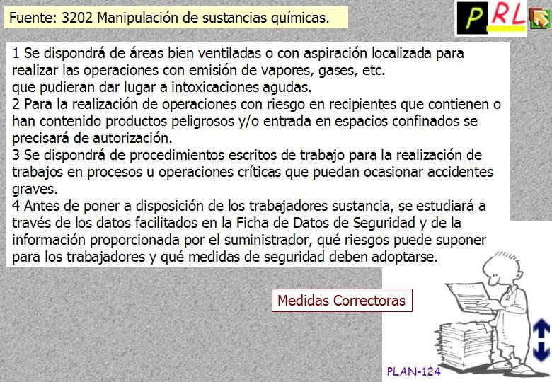 124 MANIPULACION SUSTANCIAS QUIMICAS