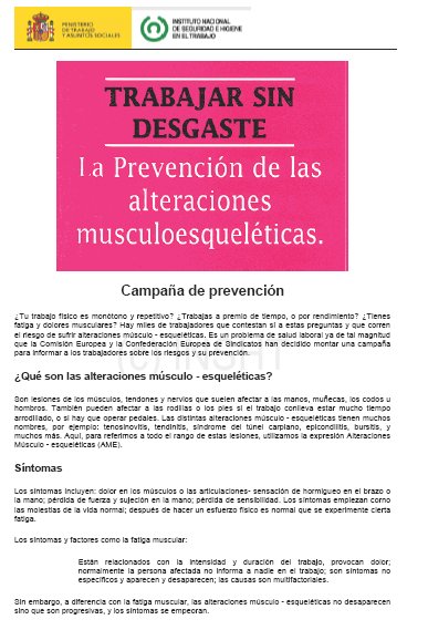 FOLLETO ALTERACIONES MUSCULOESQUELETICAS