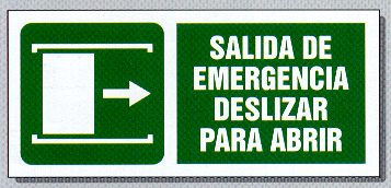 6 SALIDA DE EMERGENCIA DESLIZAR PARA ABRIR 3 · IMAGENES FOTOS DIBUJOS