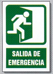6 SALIDA DE EMERGENCIA  IMAGENES FOTOS DIBUJOS