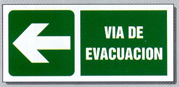 6 VIA DE EVACUACION 3  IMAGENES FOTOS DIBUJOS