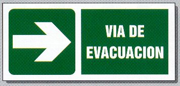 6 VIA DE EVACUACION 4  IMAGENES FOTOS DIBUJOS