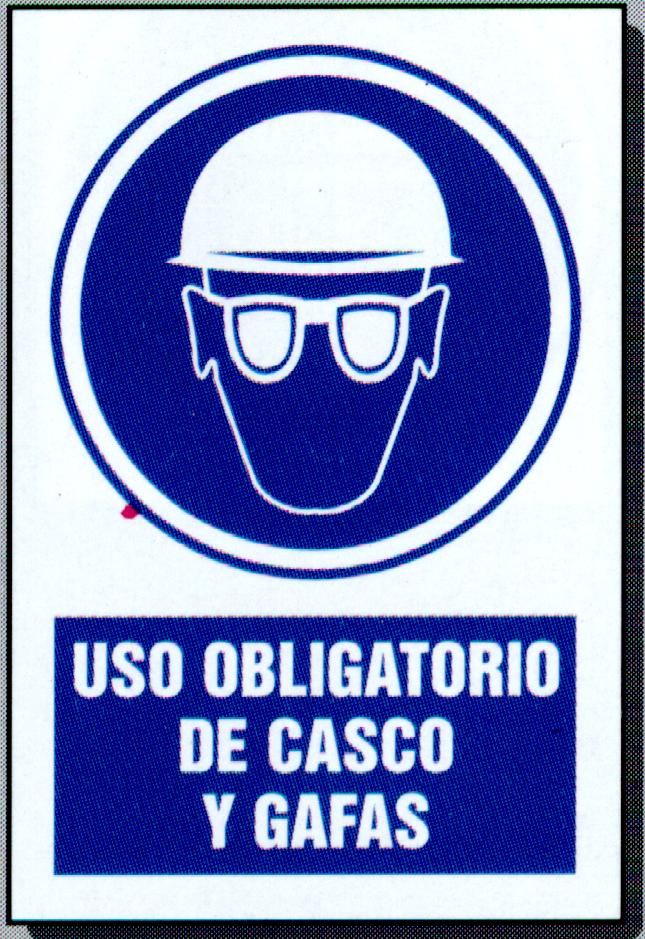 Uso oblig casco y gafas  IMAGENES FOTOS DIBUJOS