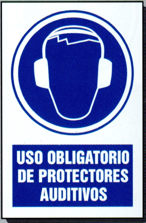 Uso oblig prot auditivos  IMAGENES FOTOS DIBUJOS