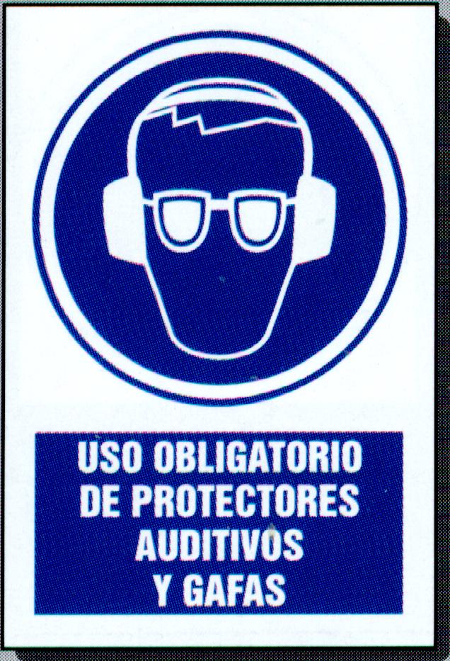 Uso oblig protc aud y gafas  IMAGENES FOTOS DIBUJOS