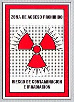 ZONA DE ACCESO PROHIBIDO RIESGO DE CONTAMINACION E IRRADIACI  IMAGENES FOTOS DIBUJOS