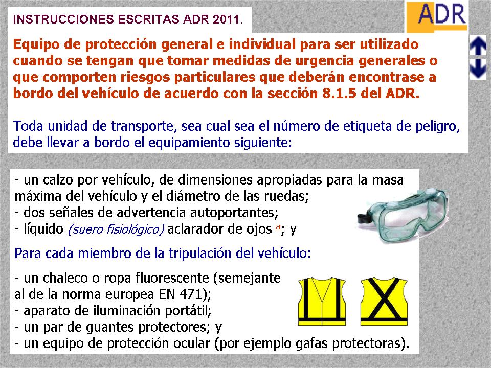 16 EQUIPO PROTECCION ADR