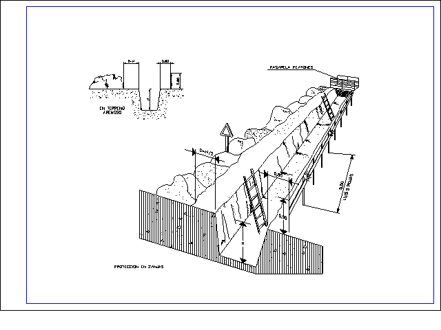 14_ProteccionZanjas GRAFICOS CAD SEGURIDAD