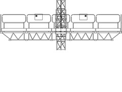 andamio GRAFICOS CAD SEGURIDAD
