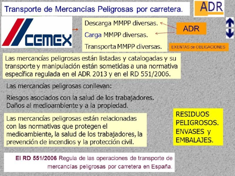 MERCANCIAS PELIGROSAS