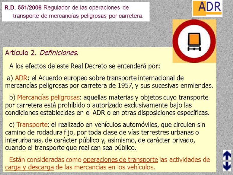 MERCANCIAS PELIGROSAS