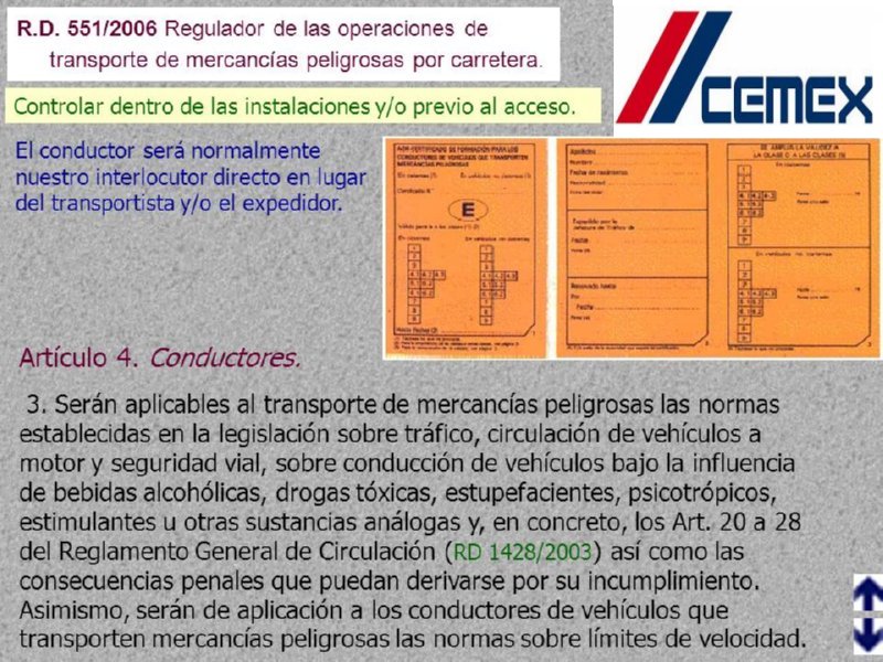 MERCANCIAS PELIGROSAS