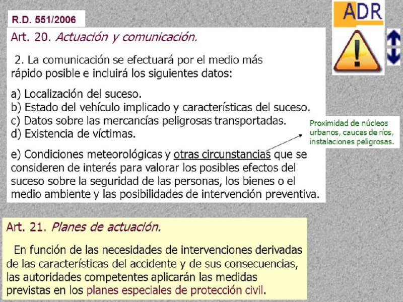 MERCANCIAS PELIGROSAS