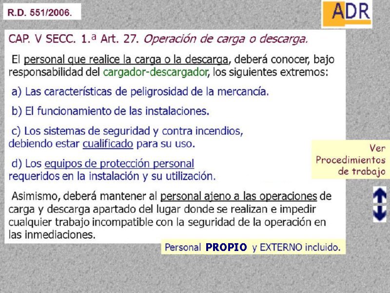 MERCANCIAS PELIGROSAS
