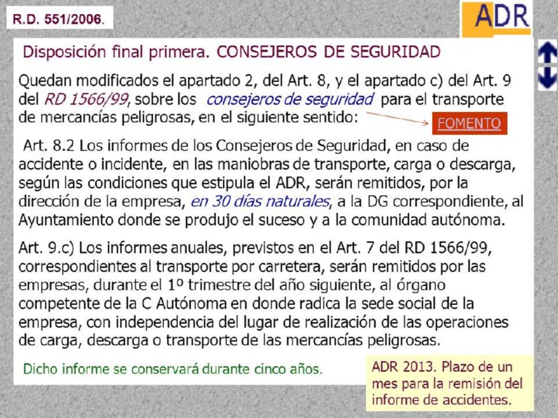 MERCANCIAS PELIGROSAS