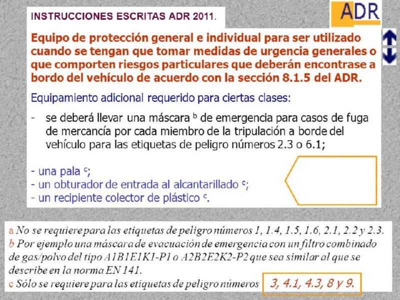MERCANCIAS PELIGROSAS