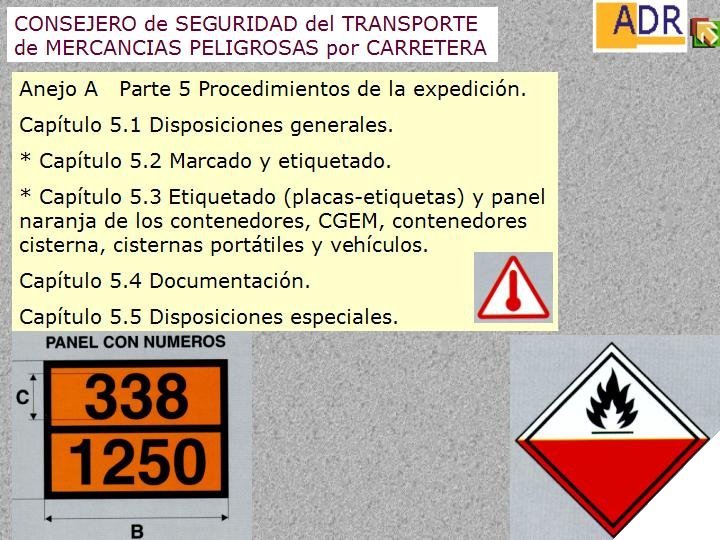 MERCANCIAS PELIGROSAS 09 PROCEDIMIENTO EXPEDICION ADR