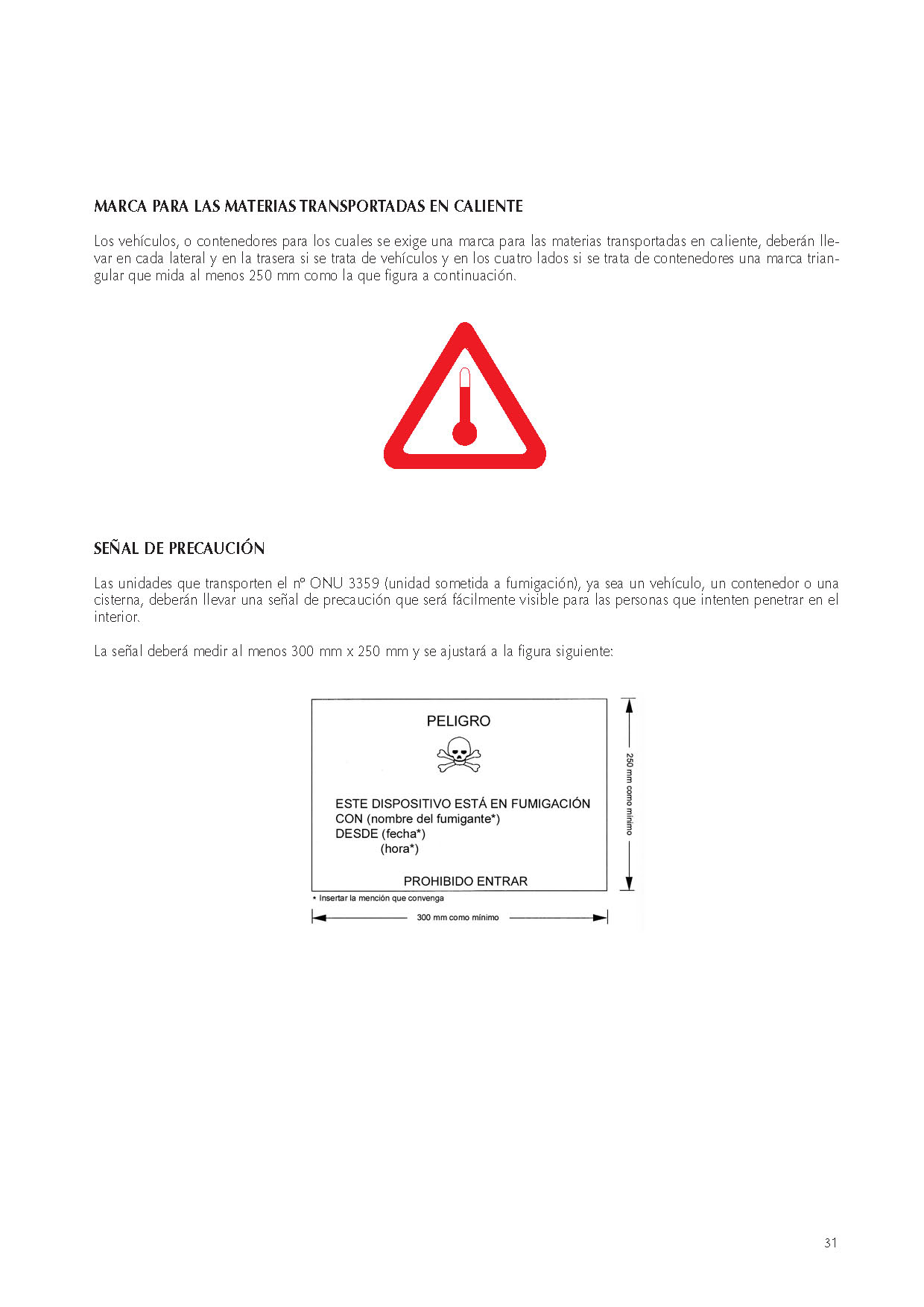 MERCANCIAS PELIGROSAS 013 MARCAS Y SEÑALES ADR FICHAS EMERGENCIA 2004