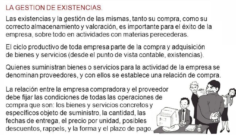 46 GESTION DE EXISTENCIAS