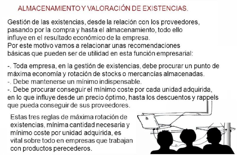 51 GESTION DE EXISTENCIAS