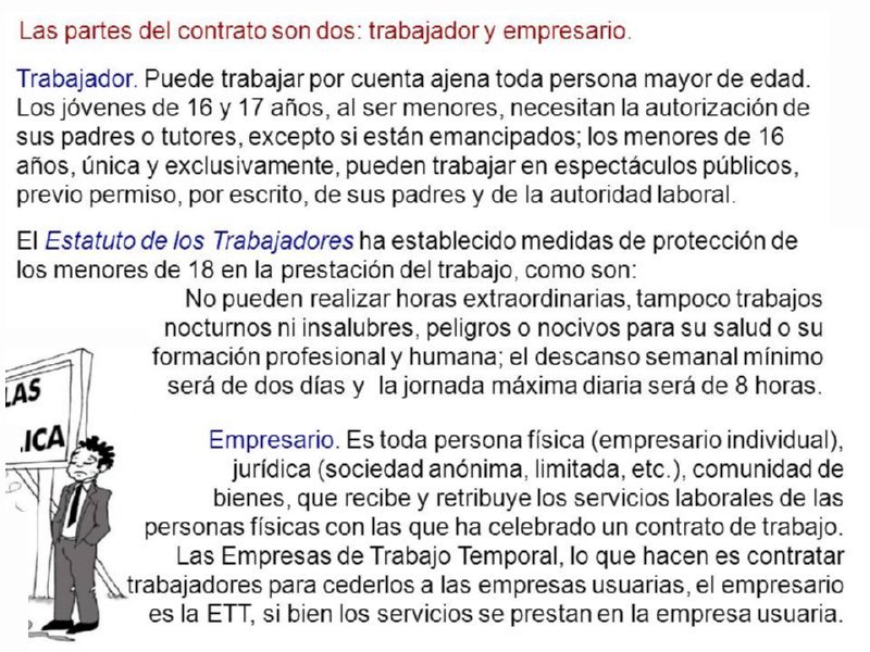 D09 PARTES DEL CONTRATO TRABAJO