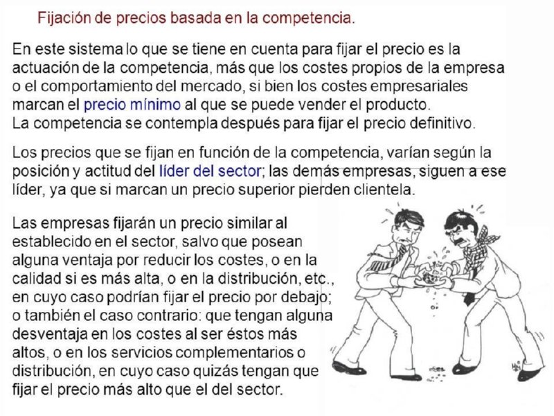 18 costes y competencia