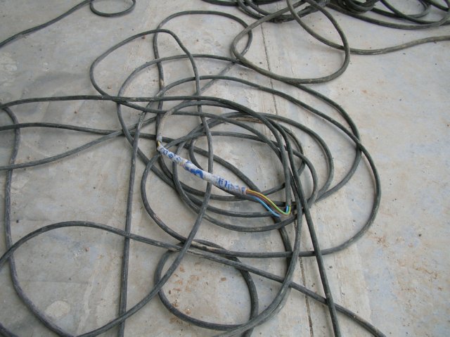 CABLE ELECTRICO RIESGO ELECTRICO