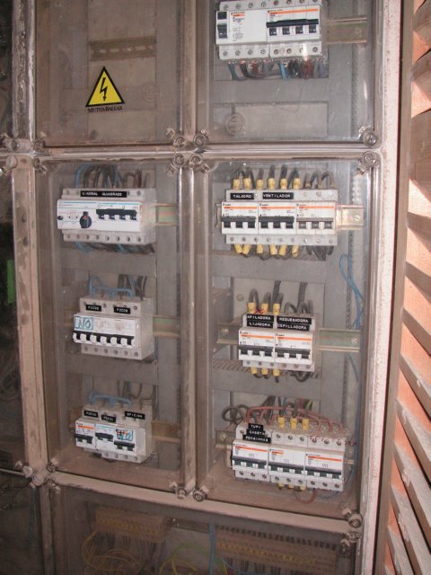 X CUADRO ELECTRICO (6) RIESGO ELECTRICO