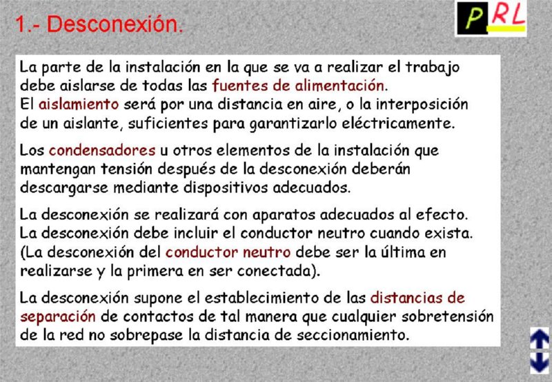 Maniobras en instaciones eléctricas