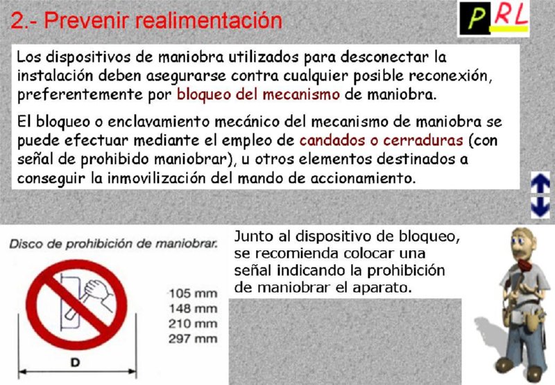 Maniobras en instaciones eléctricas