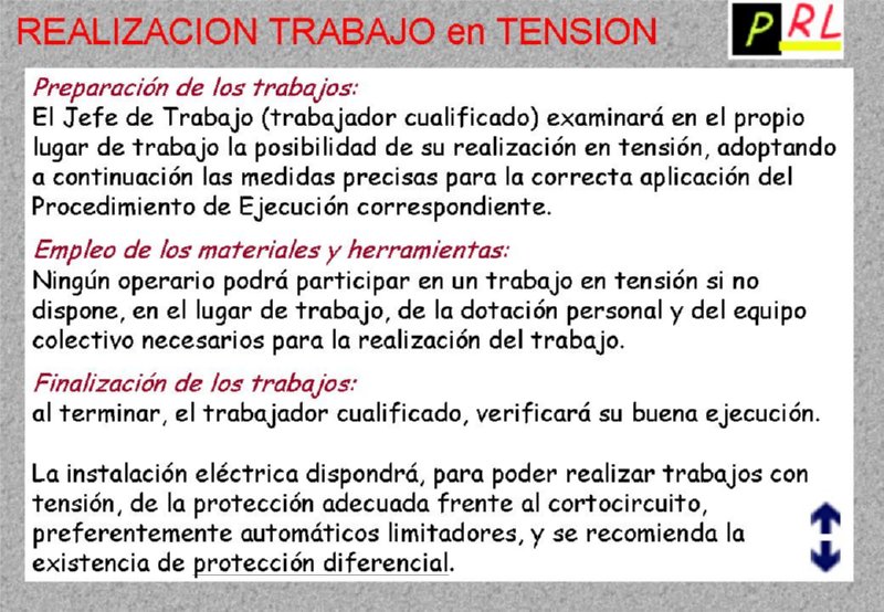 Maniobras en instaciones eléctricas
