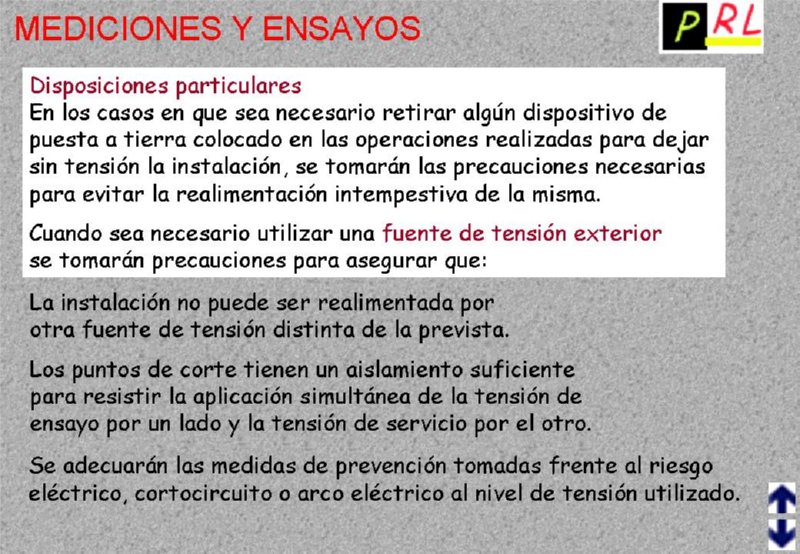 Maniobras en instaciones eléctricas